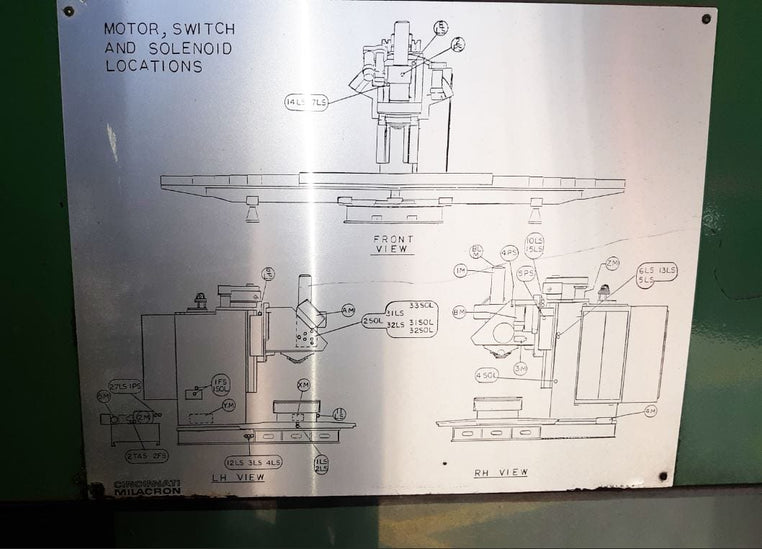Cincinnati 20 V Profiler Vertical Mill