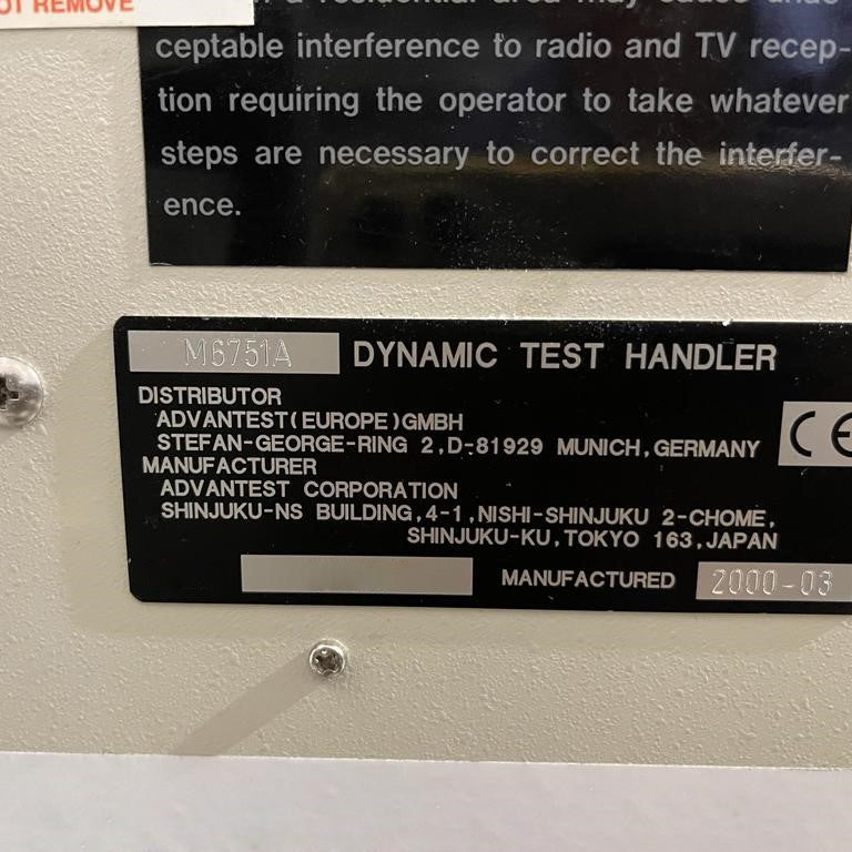 Advantest M 6751 A Handler