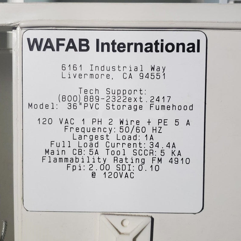 Wafab PVC Mixing Hood