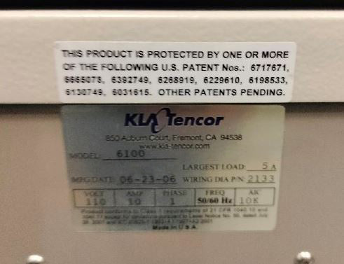 KLA Candela 6100 Optical Surface Analyzer