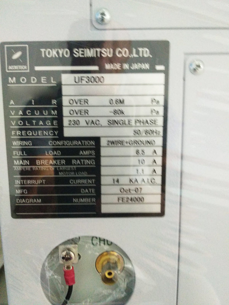 Accretech / TSK UF 3000 Automatic Wafer Prober