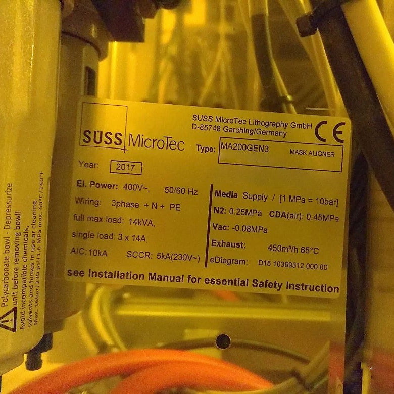 SUSS MA 200 Gen 3 Mask Aligner