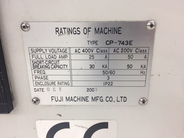 Fuji CP 743 E