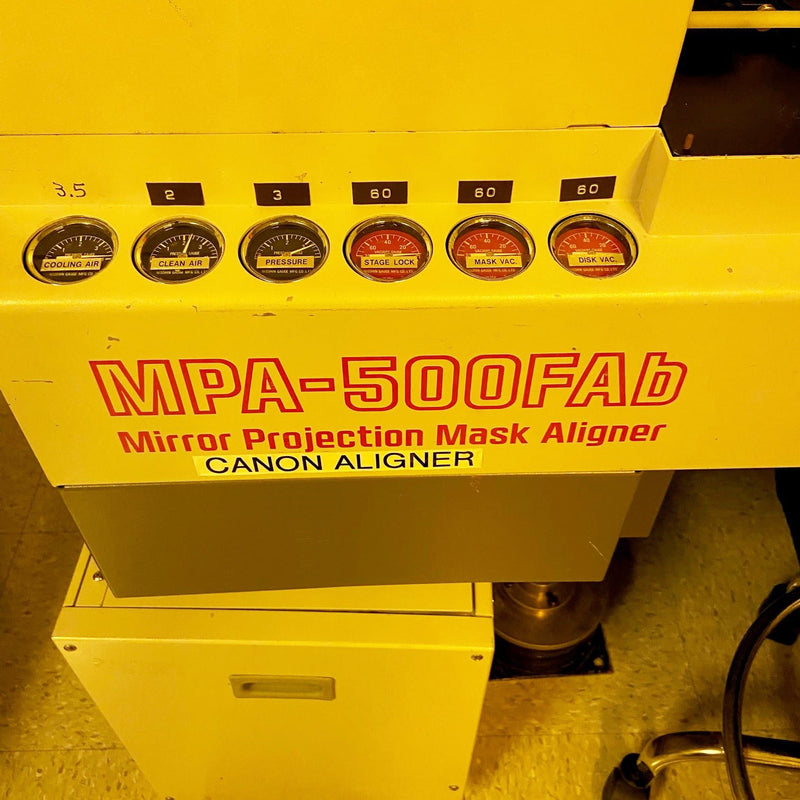 Canon MPA 500 Fab Mirror Projection Mask Aligner