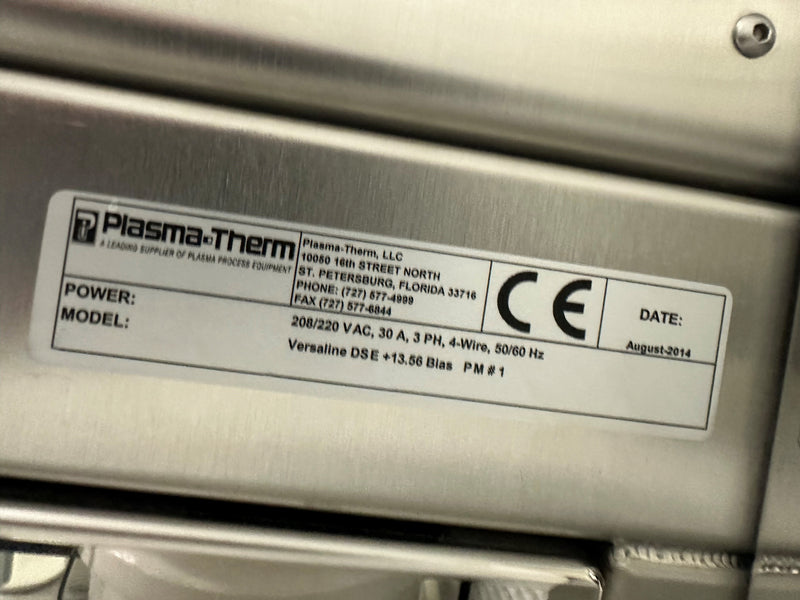 Plasmatherm Versaline Deep Silicon Etch