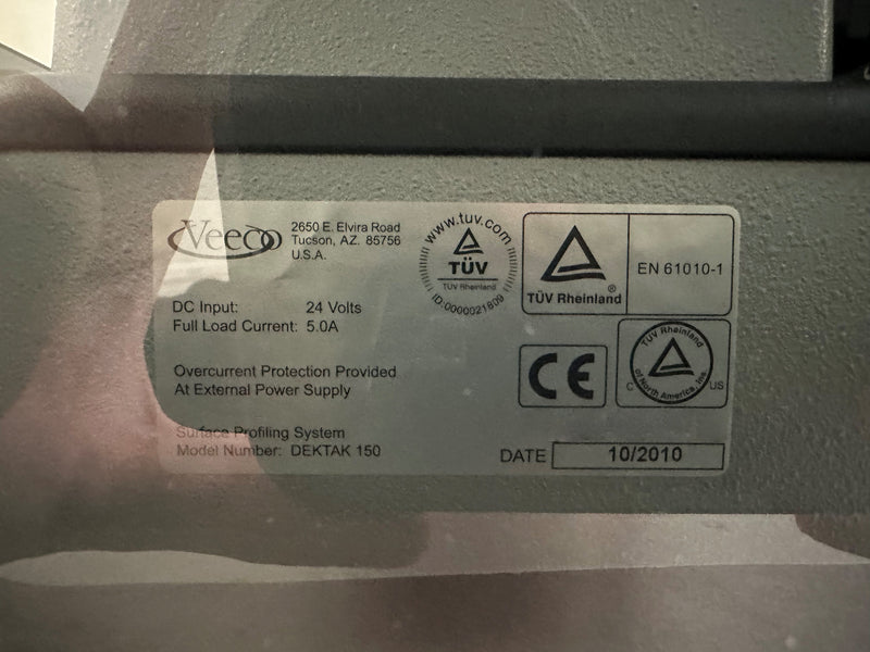 Bruker / Veeco Dektak 150 Surface Profilometer