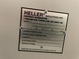 Heller 1088 EXL Reflow Oven