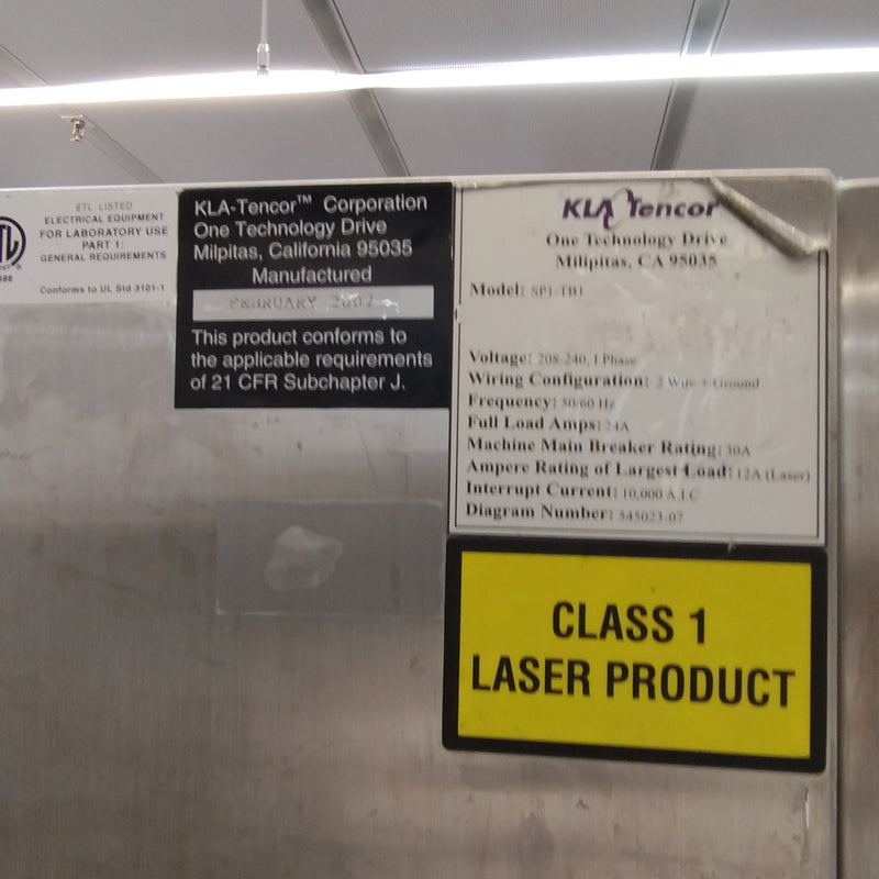 KLA Surfscan SP 1 TBI Particle Defect System