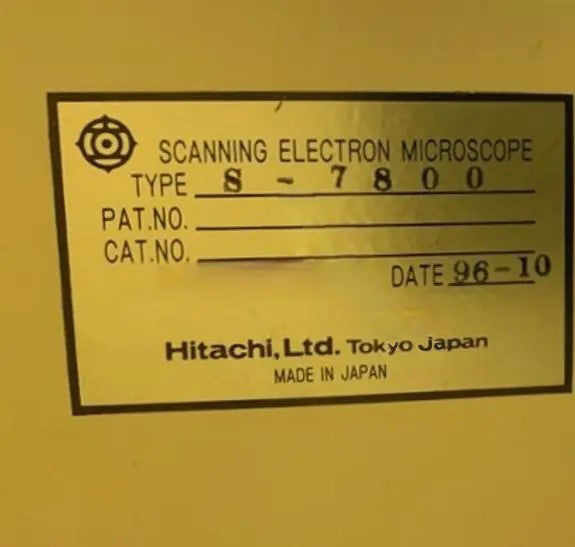 Hitachi S 7800 CD-SEM (Critical Dimension Scanning Electron Microscope)