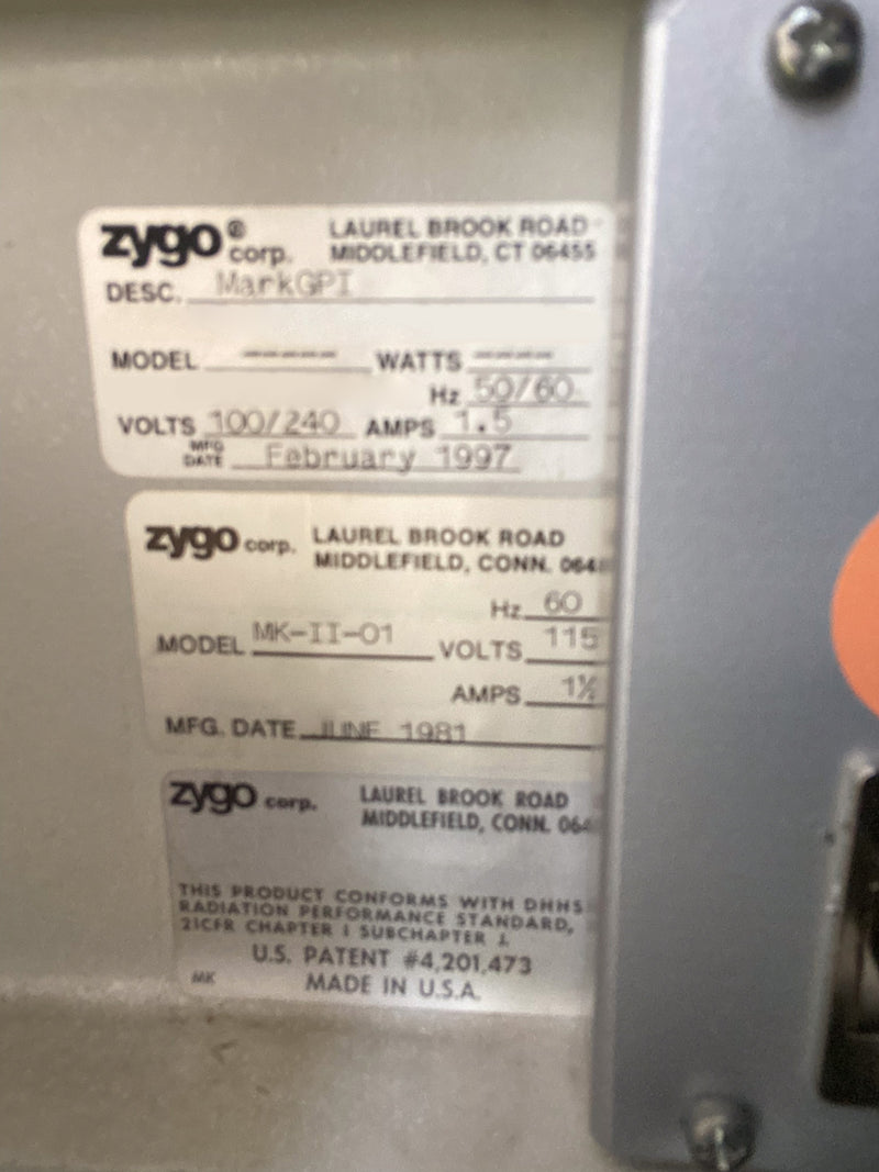 Zygo Mark GPI XPS