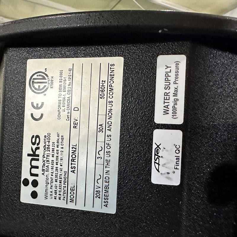 MKS ASTRON 2 L RPS Power Supply