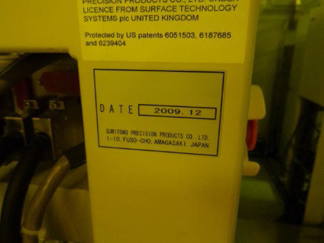 SPTS / STS VPX Pegasus Silicon Deep RIE (Reactive Ion Etcher)