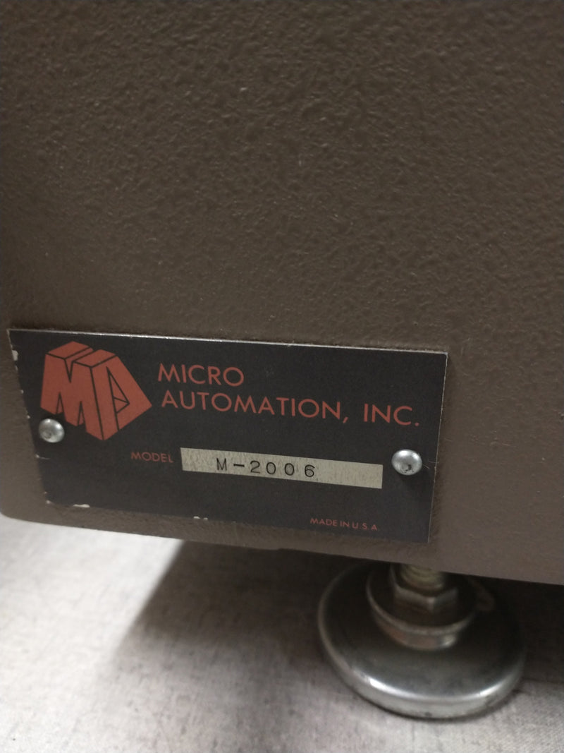 Micro Automation M 2006 Wafer Cleaner