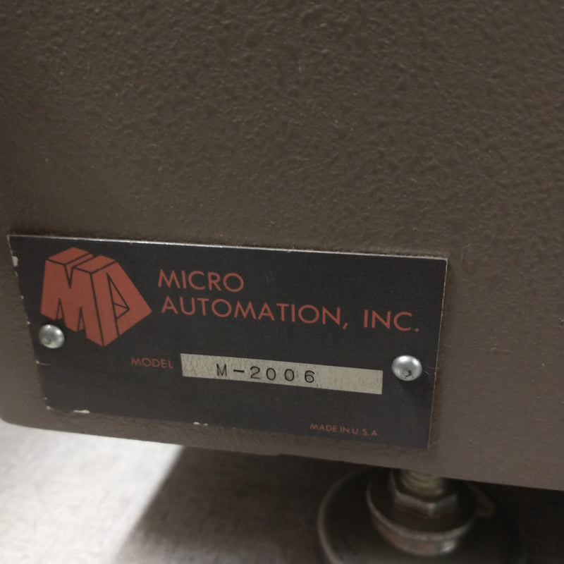 Micro Automation M 2006 Wafer Cleaner