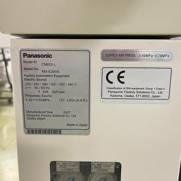 Panasonic CM 602 L Pick and Place