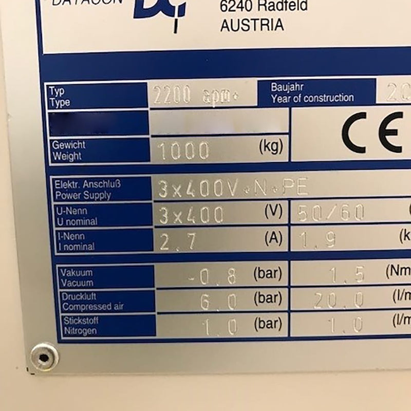 Besi / Datacon 2200 APM+ Die Bonder