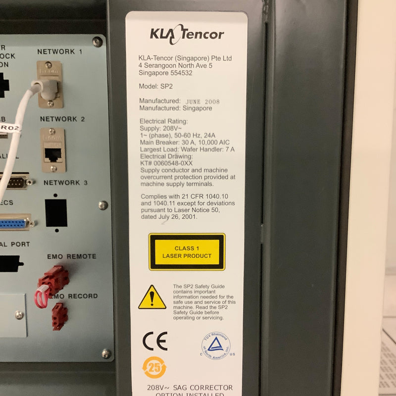 KLA Surfscan SP 2 Particle Defect System
