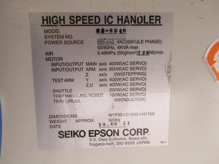 Seiko / Epson NS 8040 Handler