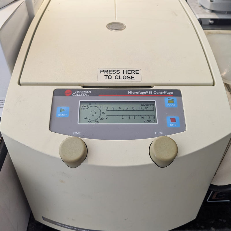 Beckman Coulter Microfuge 18 Centrifuge