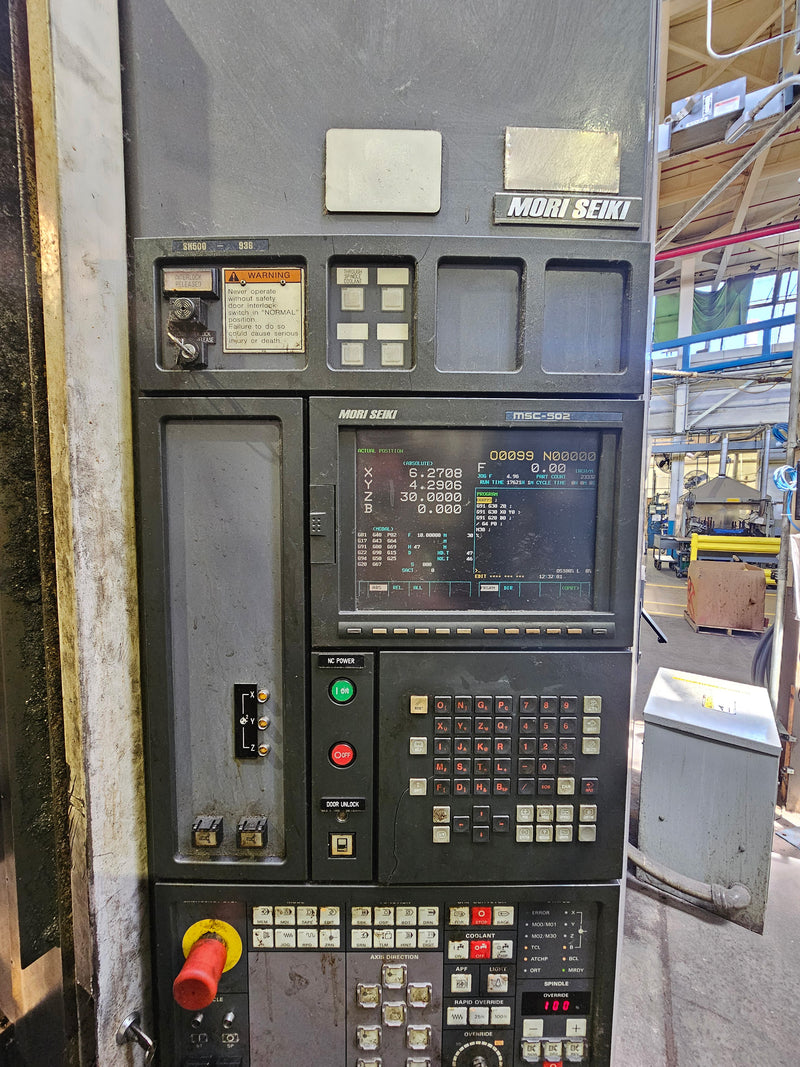 Mori Seiki SH 500 CNC Horizontal Machining Center
