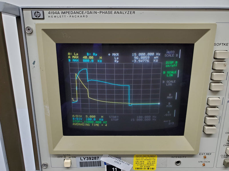 Keysight / Agilent 4194 A Impedance / Gain-Phase Analyzer
