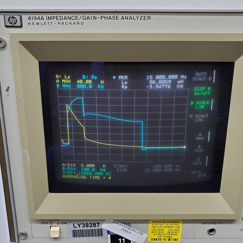 Keysight / Agilent 4194 A Impedance / Gain-Phase Analyzer