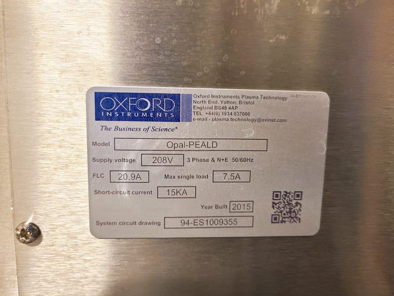 Oxford OpAL PEALD ALD (Atomic Layer Deposition)