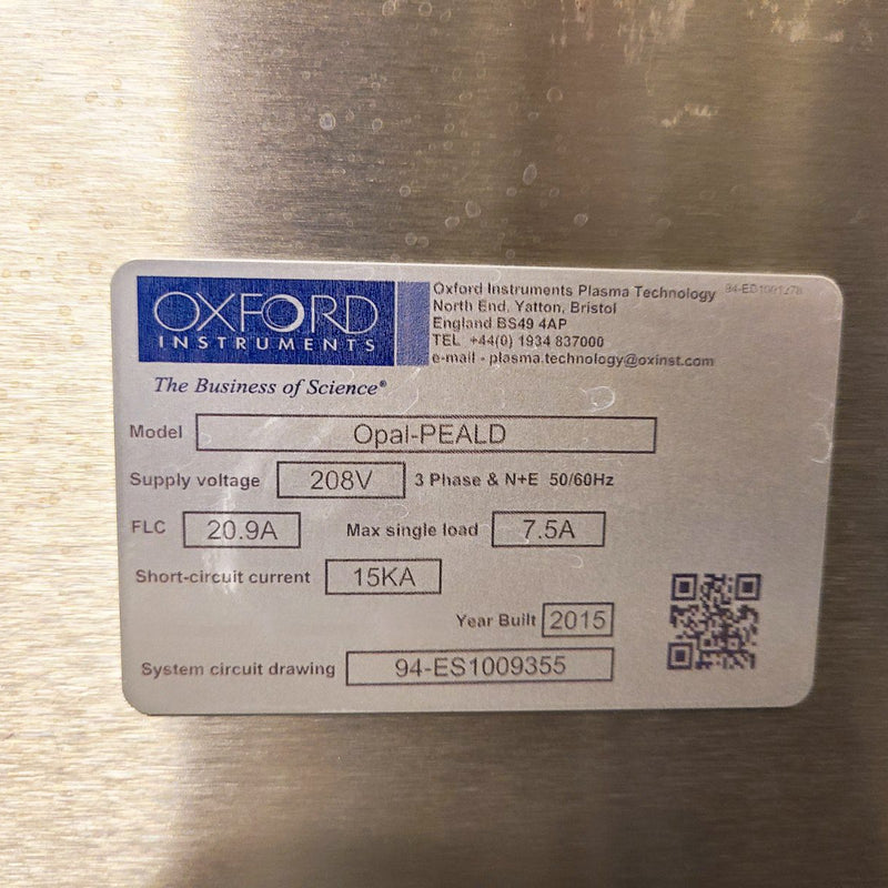 Oxford OpAL PEALD ALD (Atomic Layer Deposition)