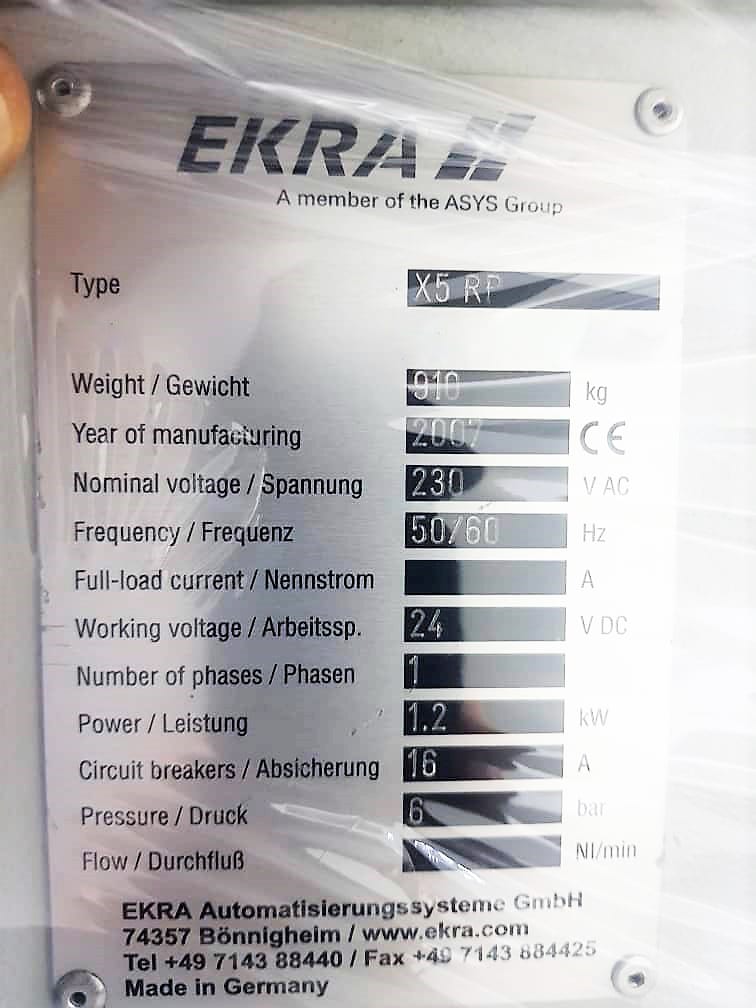 Ekra X 5 RP Screen Printer