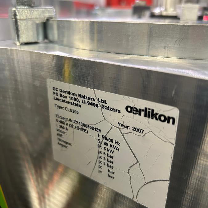 Oerlikon Balzers Clusterline 200 II