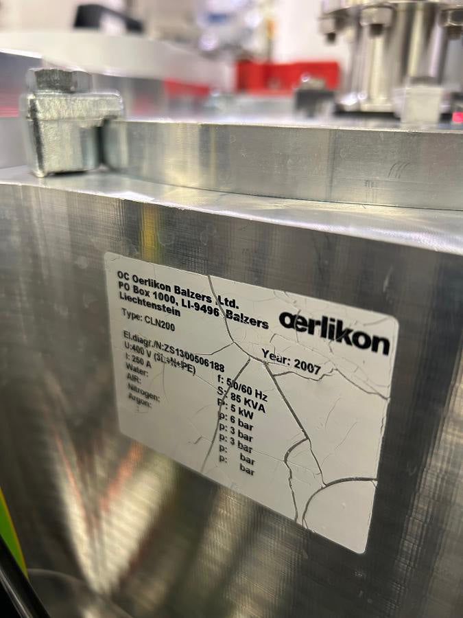 Oerlikon Balzers Clusterline 200 II