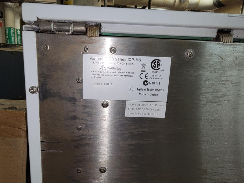 Agilent / Varian 7700 ICP-MS (Inductively Coupled Plasma - Mass Spectrometer)