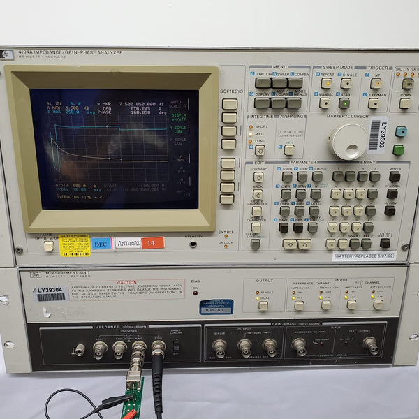 Keysight / Agilent 4194 A Impedance / Gain-Phase Analyzer