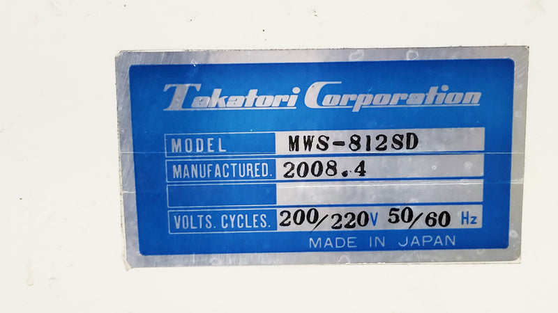 Takatori MWS 812 SD Wire Saw