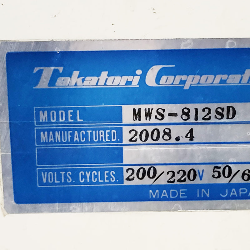 Takatori MWS 812 SD Wire Saw