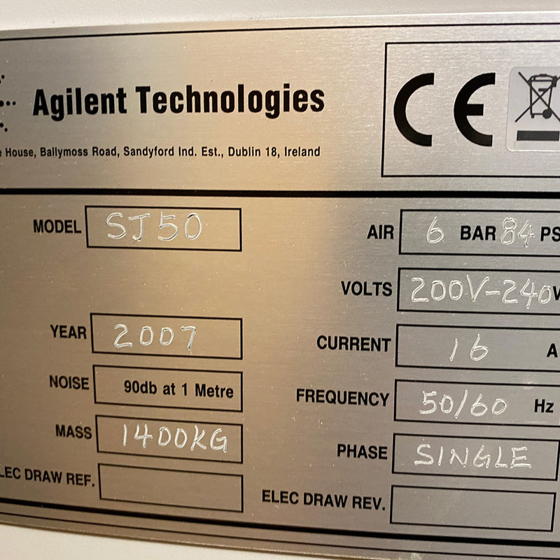 Agilent SJ 50 Series II AOI (Automated Optical Inspection)