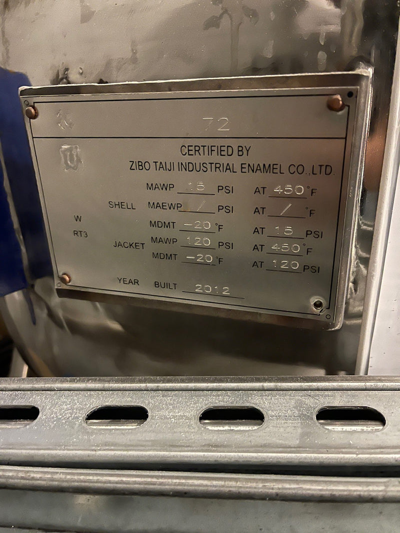 Zibo Taiji Industrial Enamel Reactor