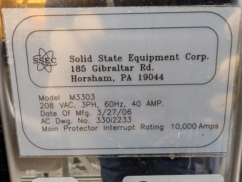 Veeco / SSEC Waferstorm 3300 / M 3303 / M 3304 Single Wafer Processing