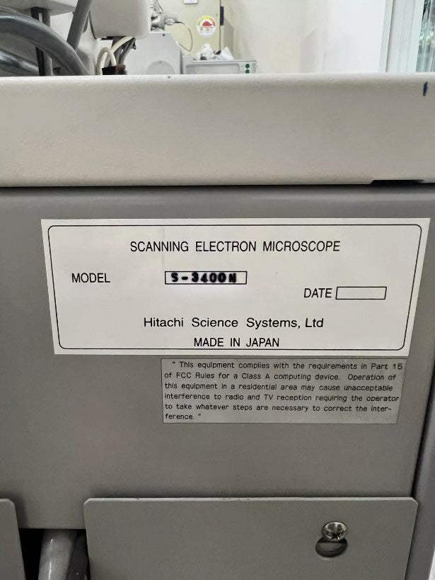 Hitachi S 3400 N VP-SEM (Variable Pressure Scanning Electron Microscope)