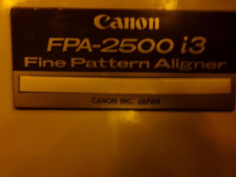 Canon FPA 2500 i 3 i-Line Stepper