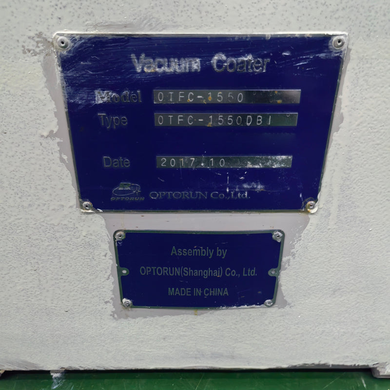 Optorun OTFC 1550 DBI Vacuum Coater