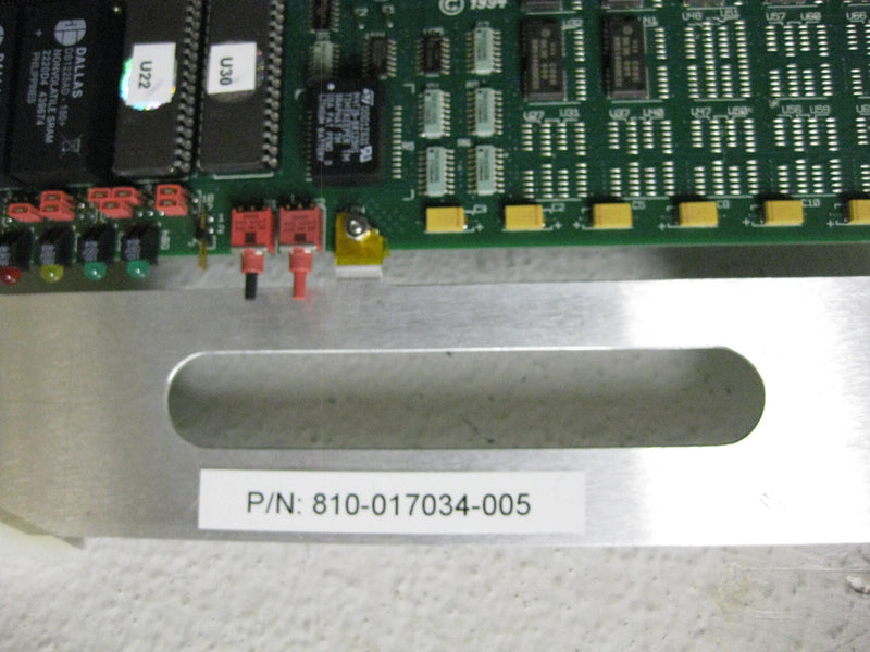 Lam P/N: 810-017034-005 Envision CPU VME Processor Board