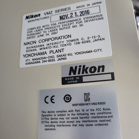 Nikon NEXIV VMZ R 3020 Microscope