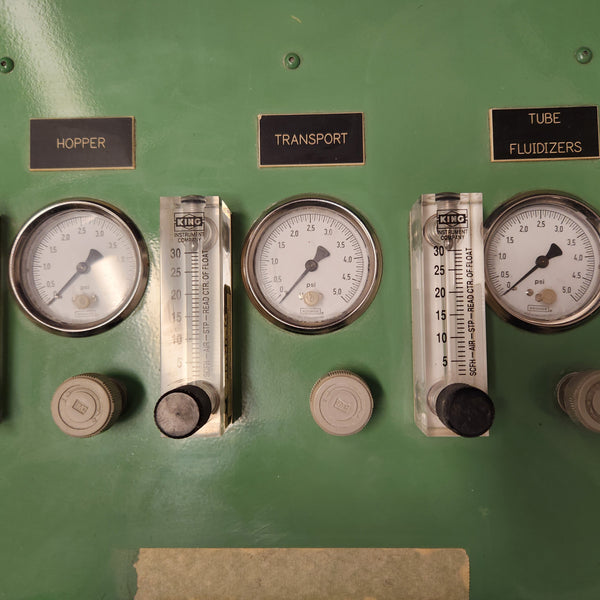 Gasbarre 8 x 8 x 22.5 Fluidized Filler Shoe Controller