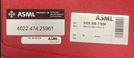 ASML 9428.999.77690 / 9428.999.78440 Components