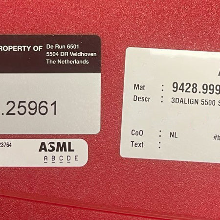ASML 9428.999.77690 / 9428.999.78440 Components