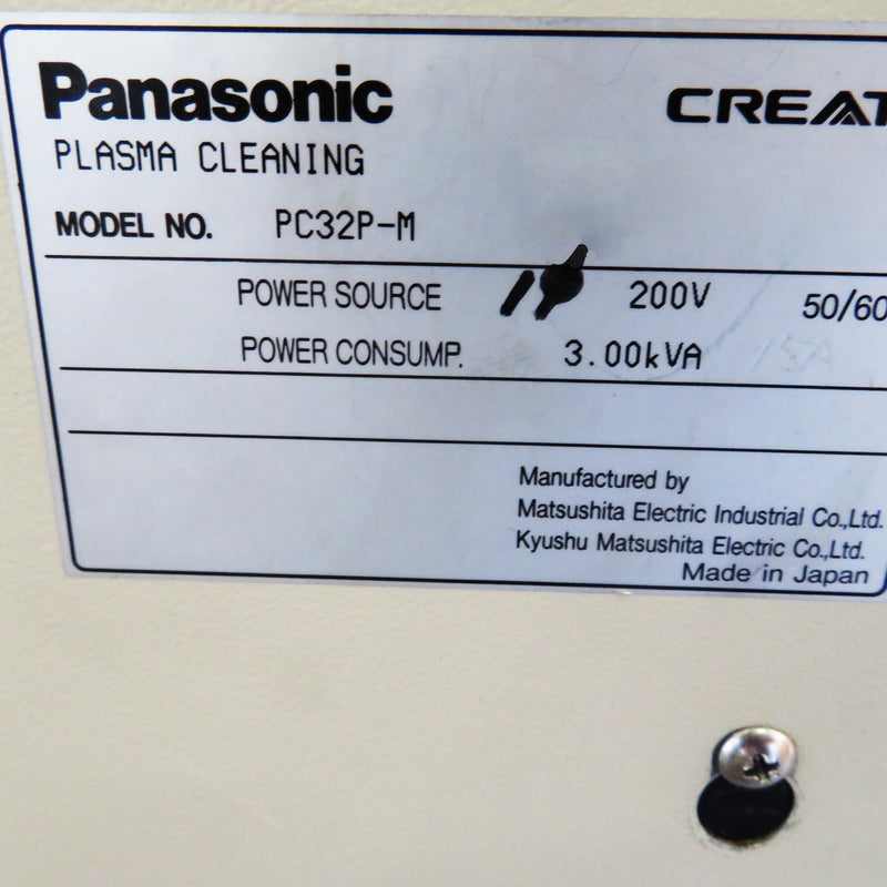 Panasonic PC 32 P M Plasma Cleaner