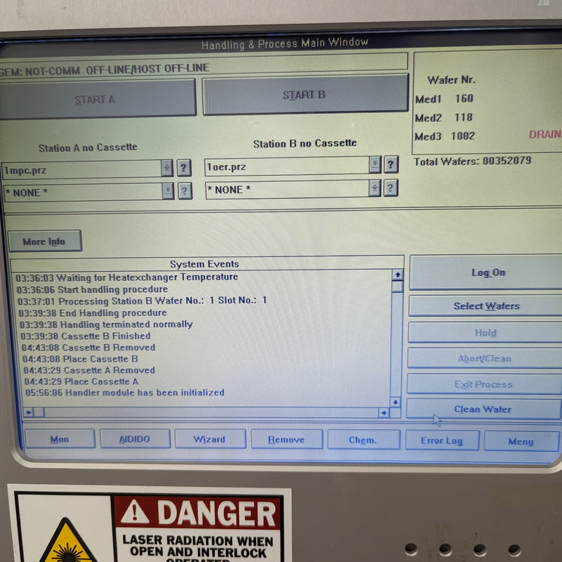 Lam / SEZ SP 203 Spin Etcher
