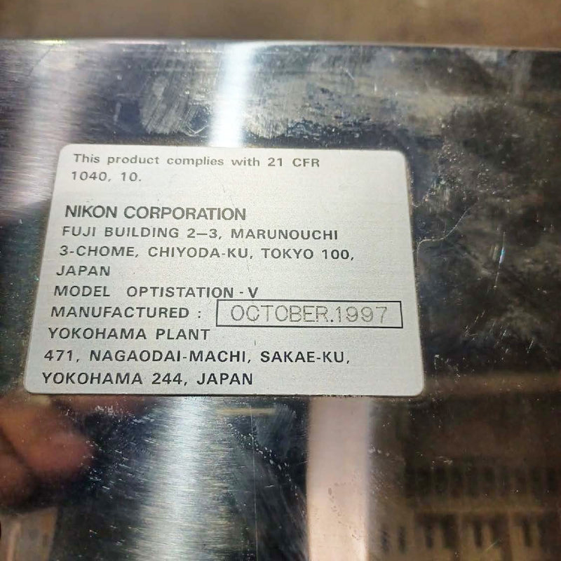 Nikon Optistation 5 Microscope
