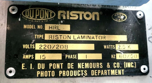 Dupont Riston HRL 24 Laminator